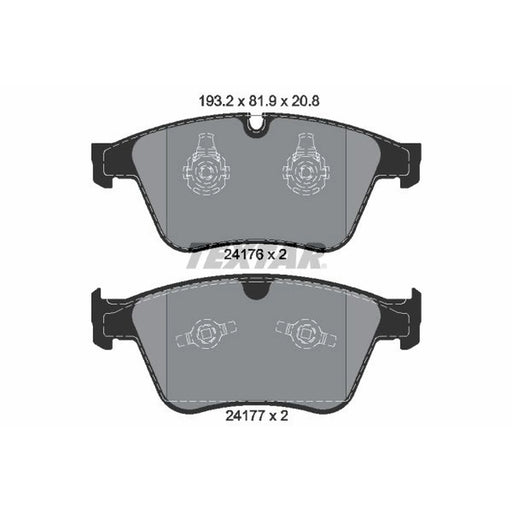 Textar Front Brake Pad Set 2417601