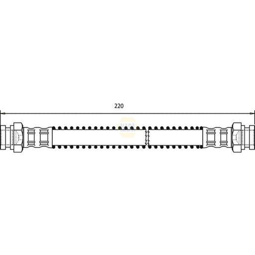 NAPA Brake Hydraulic Hose Line Rear Left NBH1435