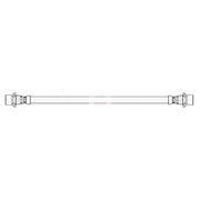 Apec Brake Hydraulic Hose Line Front fits Toyota Fj Cruiser 2005-2018 4.0