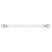Apec Brake Hydraulic Hose Line Front HOS4554