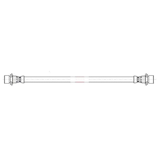 Apec Brake Hydraulic Hose Line Front fits Toyota Fj Cruiser 2005-2018 4.0