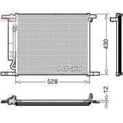 Denso Air Conditioning Condenser DCN15009