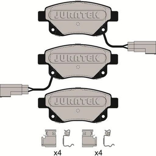 Juratek Rear Brake Pad Set fits Ford Transit 2006-2014 2.2 2.3 2.4 3.2