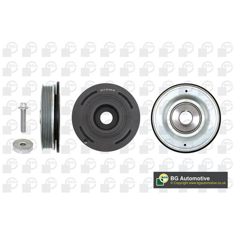 BGA Belt Pulley Set, Crankshaft fits Nissan Interstar 2002 on
