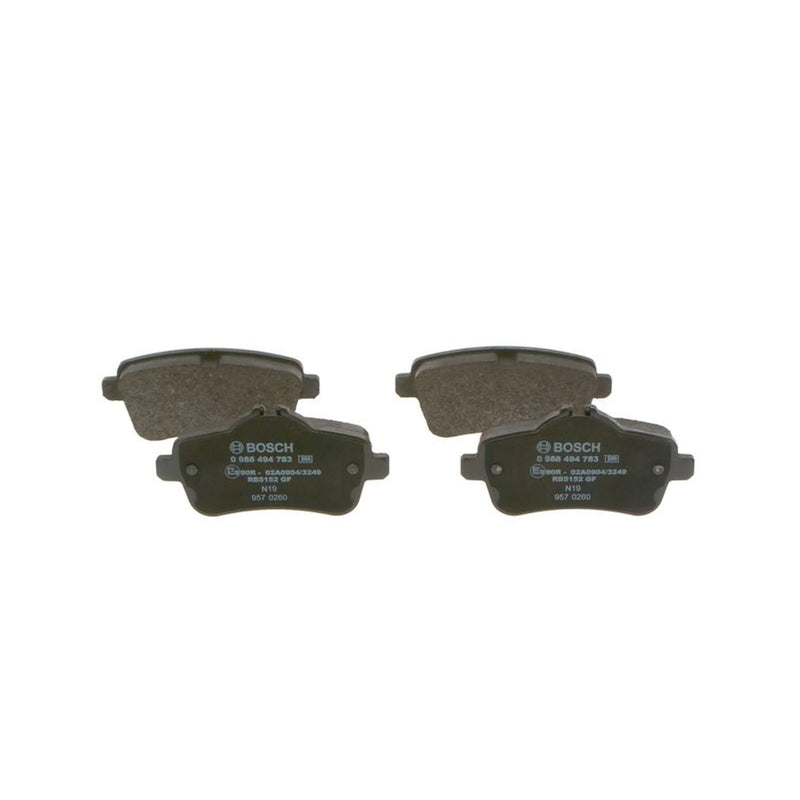 Bosch Front & Rear Pads fits Mercedes-Benz Cla 2013-2019 117.352