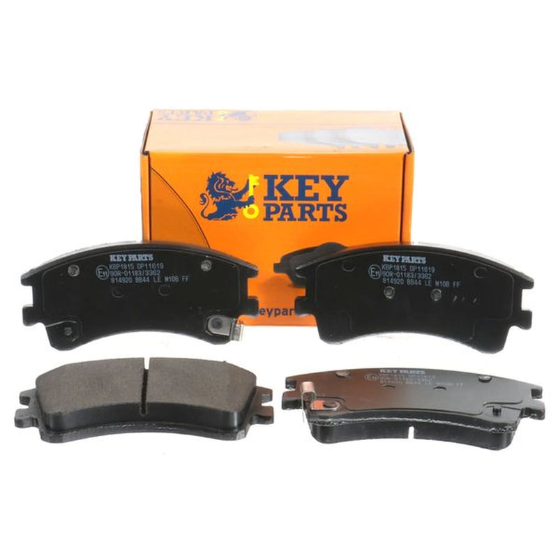 Key Parts 4 x Front Brake Pad Set fits Mazda 6 2002-2007 1.8 2.0 2.3 3.0