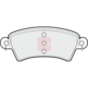 Apec Front Brake Pad Set PAD1107