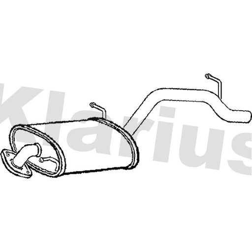 Klarius Box With Tail Pipe Rear SZ192T