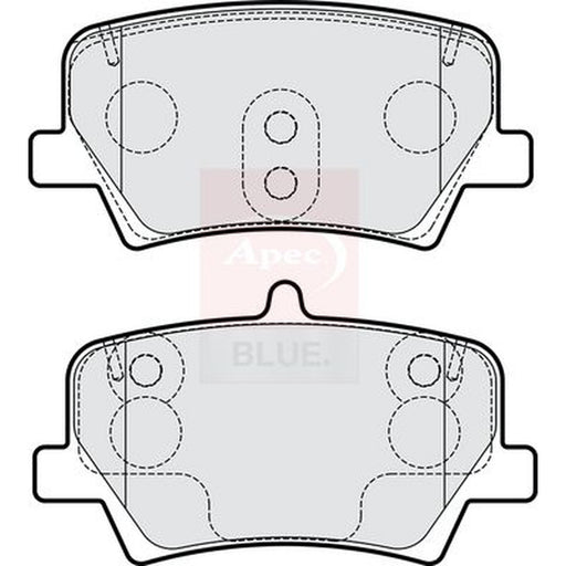 Apec Rear Brake Pad Set fits Volvo XC40 2017-2023