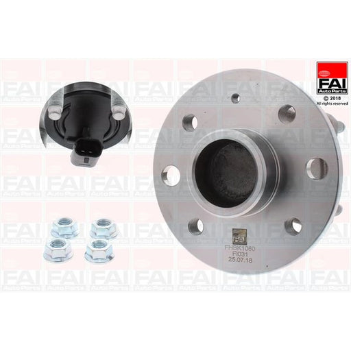 FAI Wheel Bearing Kit 136mm fits Opel Astra H 2004-2014 1.3 1.4 1.6 1.7 1.8 1.9