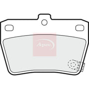 Apec Rear Brake Pad Set fits Toyota Rav 4 1997-2005 1.8 2.0
