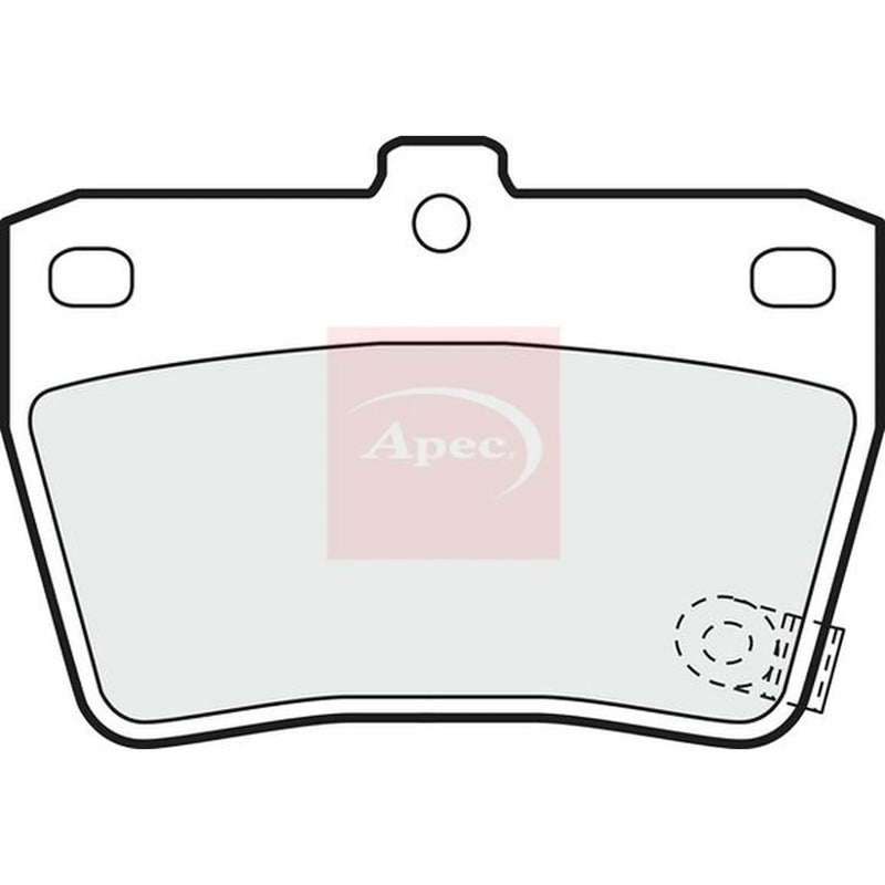 Apec Rear Brake Pad Set PAD1196