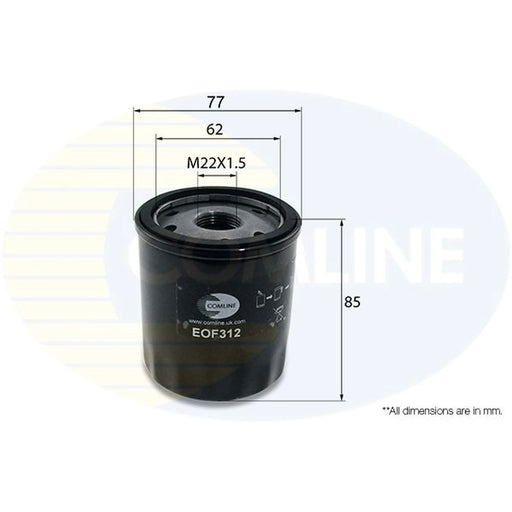 Comline Engine Oil Filter fits Chevrolet Corvette 2014-2019 6.2