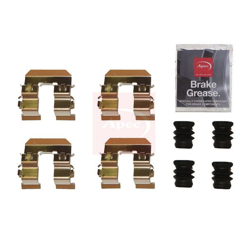 Apec Brake Pad Accessory Fitting Kit Rear fits Subaru Forester 2008-2013 2.0 2.5
