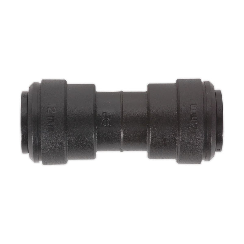 Sealey Straight Coupling 12mm Pack of 5 (John Guest Speedfitï PM0412E) JGCS12 Sealey - Dynamic Drive