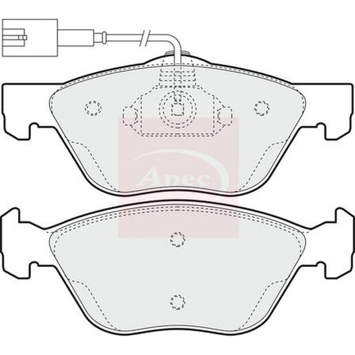 Apec Front Brake Vented Discs & Pads fits Alfa Romeo GT 2003-2010 1.8 1.9 2.0