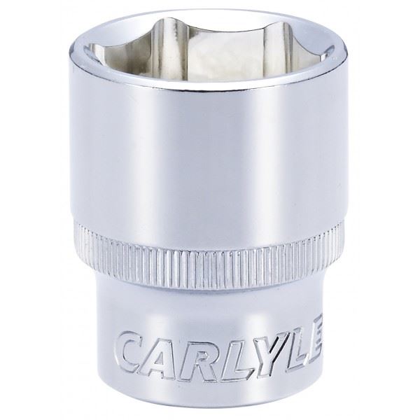 Carlyle Tools Socket - Shallow - Metric Standard - 1/2In. Dr - 25 mm - image 1
