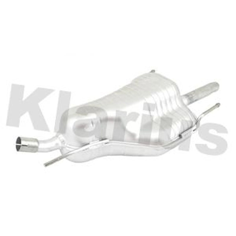 Klarius Box With Tail Pipe Rear fits Opel Zafira A 1999-2005 1.6