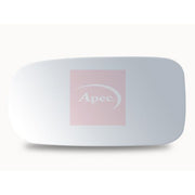 Apec Exterior Wing Mirror Glass Left fits Daimler Daimler Xj 1997-2003 4.0