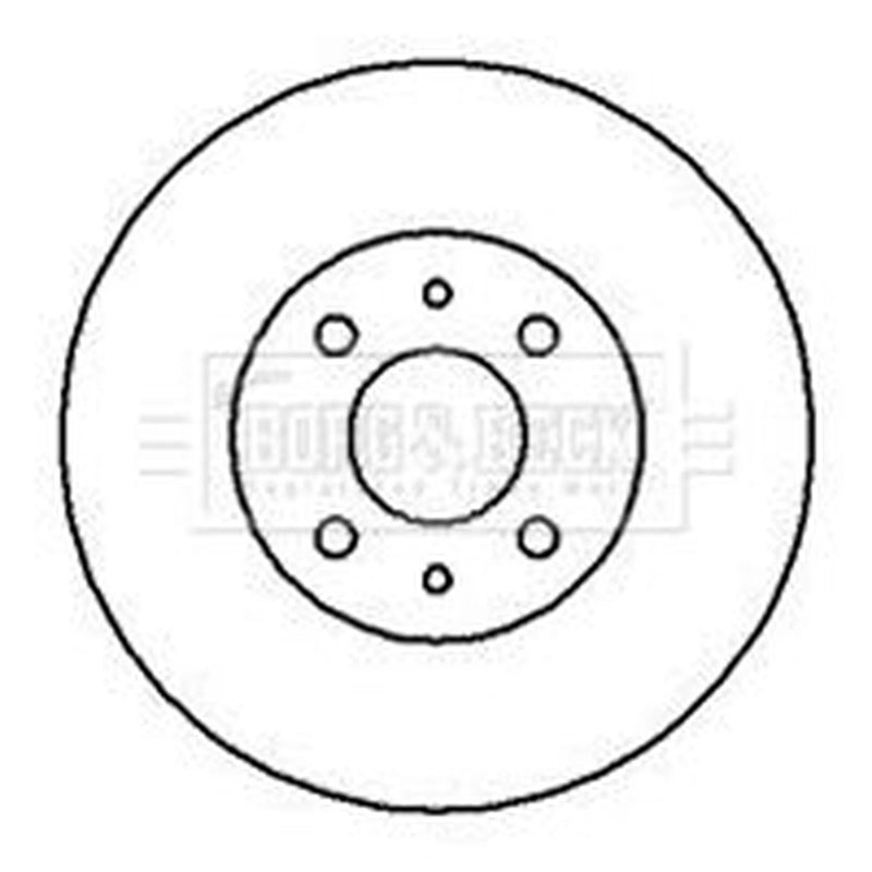 Borg & Beck Front & Rear Brake Discs & Pads fits Renault Laguna I 1993-2001
