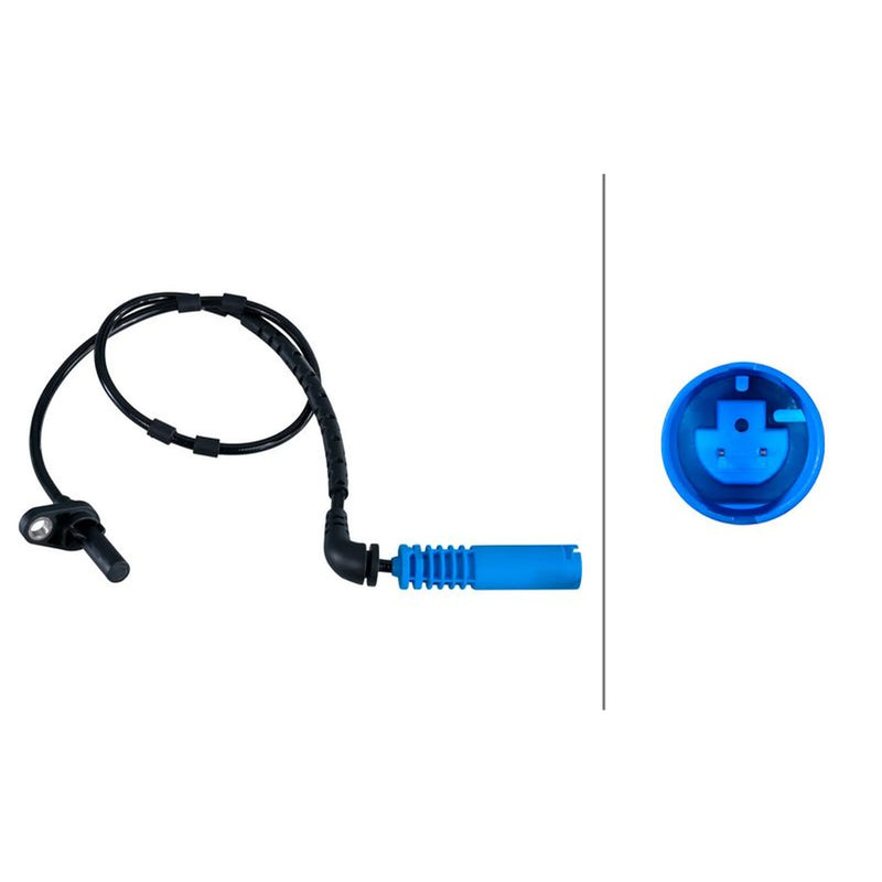 Hella ABS Wheel Speed Sensor Rear fits BMW X3 2003-2011 2.0 2.5 3.0