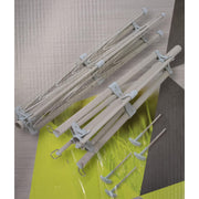 Portable 4 Arm Aluminium Clothes Line Camping Caravan Washing Airer Dryer Via Mondo  - Dynamic Drive