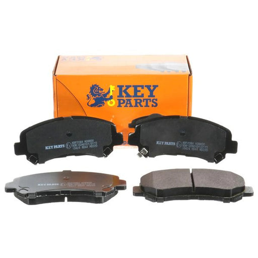 Key Parts 4 x Front Brake Pad Set fits Nissan Qashqai +2 2007-2014 1.5 1.6 2.0