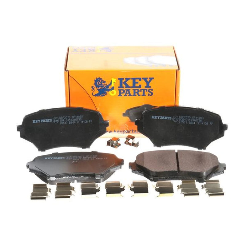 Key Parts 4 x Front Brake Pad Set fits Mazda MX-5 2005-2016 1.8 2.0