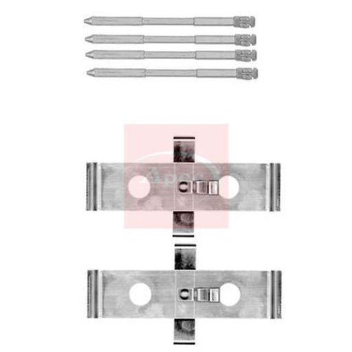 Apec Brake Pad Accessory Fitting Kit Front fits Cupra Formentor 2020 on 2.0