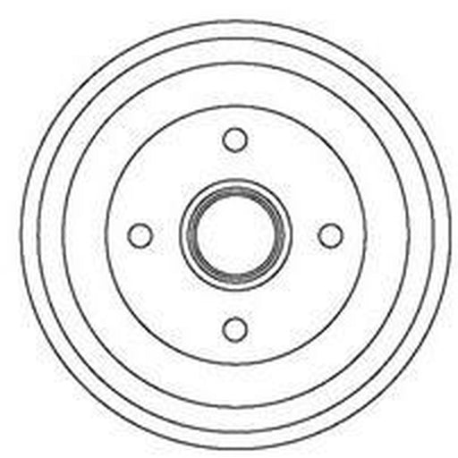 Abtex Brake Drum Assembly Rear fits Ford Focus I 1998-2005 1.4 1.6 1.8 2.0