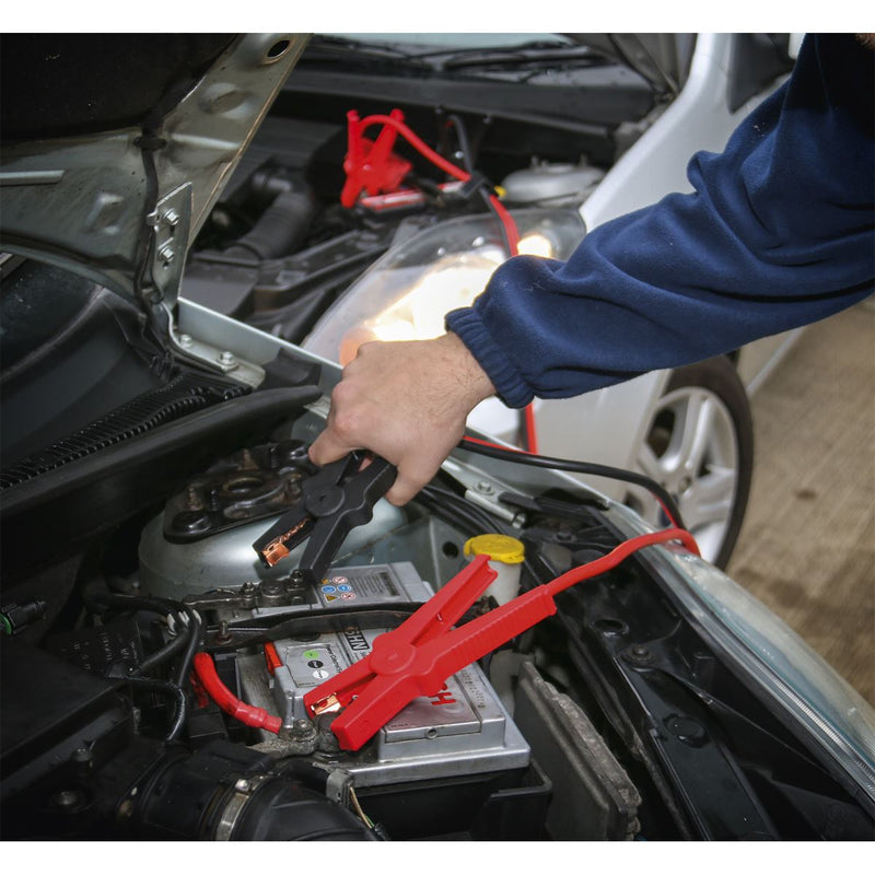 Sealey Booster Cables 16mmï x 3m 400A with Electronics Protection BC16403SR Sealey - Dynamic Drive