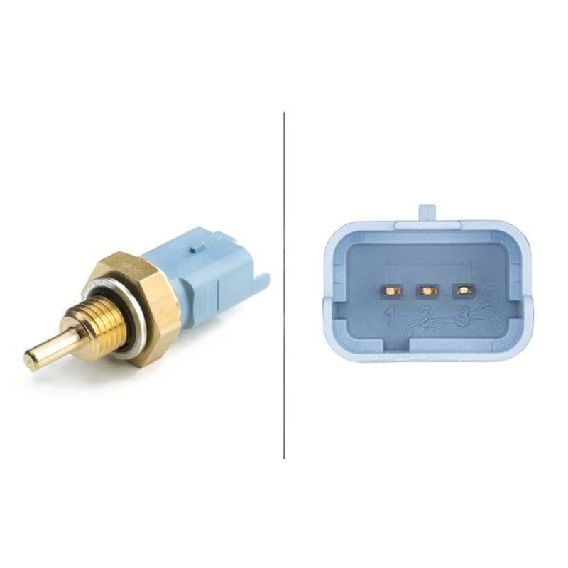 Hella Coolant Temperature Sensor Lower fits Citroën Berlingo 1996-2011 1.1 1.4