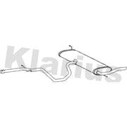 Klarius Box With Tail Pipe Rear fits Seat Altea Xl 2006-2010 1.9
