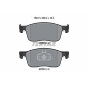 Textar Front Brake Pad Set 2259301