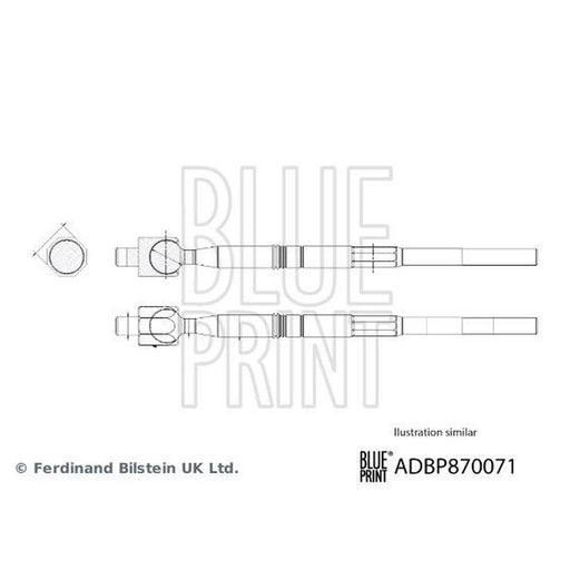 Blue Print Stabiliser Drop Link Front Right fits Isuzu D-Max II 2012-2022