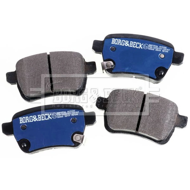 Borg & Beck Front & Rear Brake Discs & Pads fits Fiat 500L 2013-2014 1.4 1.6