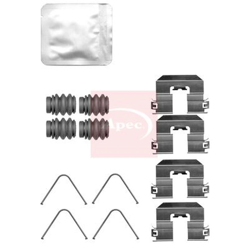 Apec Brake Pad Accessory Fitting Kit Rear KIT1612