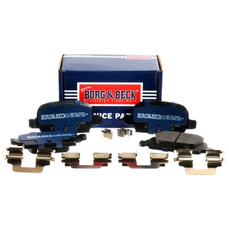 Borg & Beck Front & Rear Brake Discs & Pads fits Opel Corsa B 1999-2002 1.7