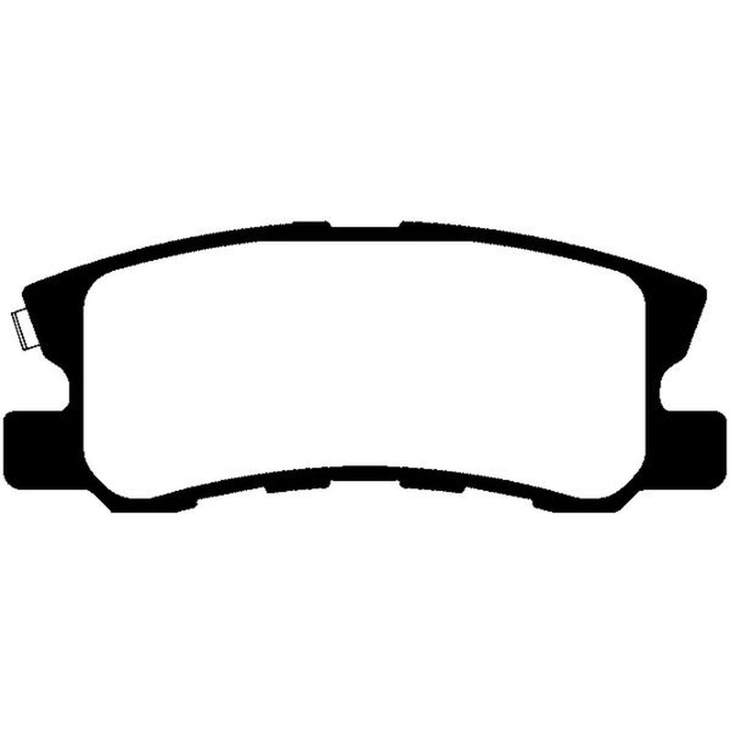 Abtex Rear Brake Pad Set fits Chrysler Sebring 2007-2010 2.0 2.4 2.7