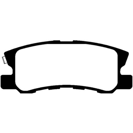 Abtex Rear Brake Pad Set fits Chrysler Sebring 2007-2010 2.0 2.4 2.7