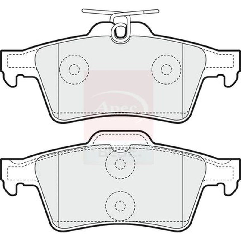 Apec Rear Brake Pad Set PD3061