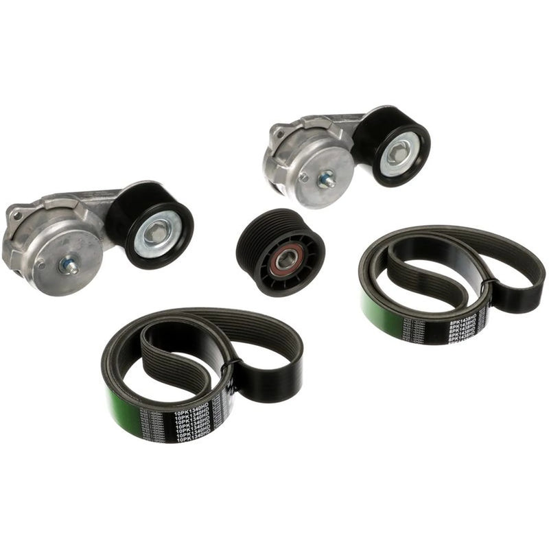 Gates V-Ribbed Belt Set fits Renault Trucks Kerax 2005-2009