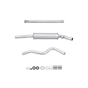 Hella Middle Silencer fits Opel Ascona C 1981-1988 1.3