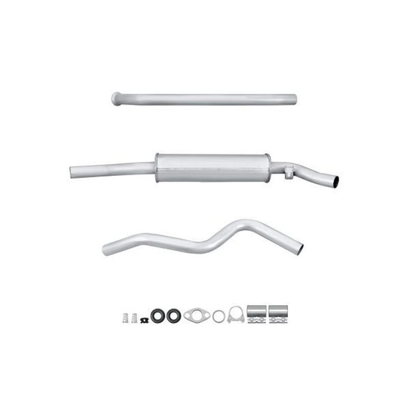 Hella Middle Silencer fits Opel Ascona C 1981-1988 1.3