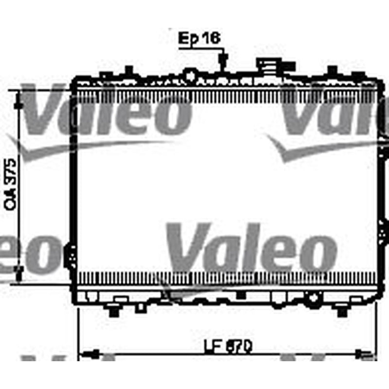 Valeo Engine Radiator 735525