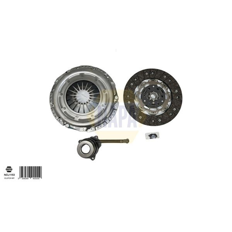NAPA Clutch Kit Set 3pc fits Audi A1 2011-2018 1.4 2.0