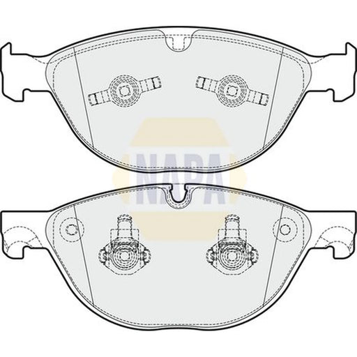 NAPA Front Brake Pad Set NBP1872