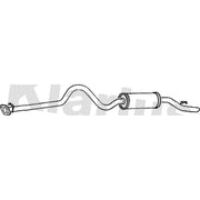 Klarius Box With Tail Pipe Rear fits Land Rover Defender Station 1990-1998 2.5