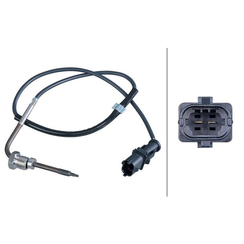 Hella Exhaust Gas Temperature Sensor before soot particulate fi 6PT 358 284-421
