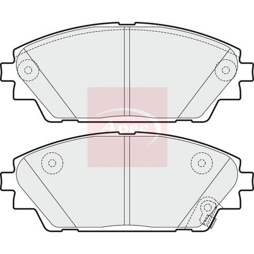 Apec Front Brake Pad Set PAD1968